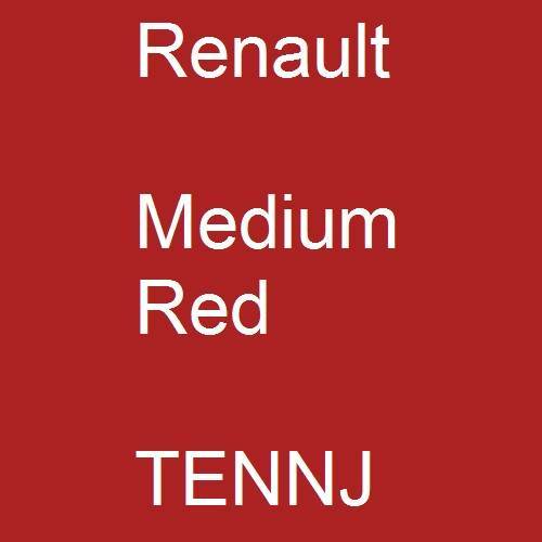 Renault, Medium Red, TENNJ.